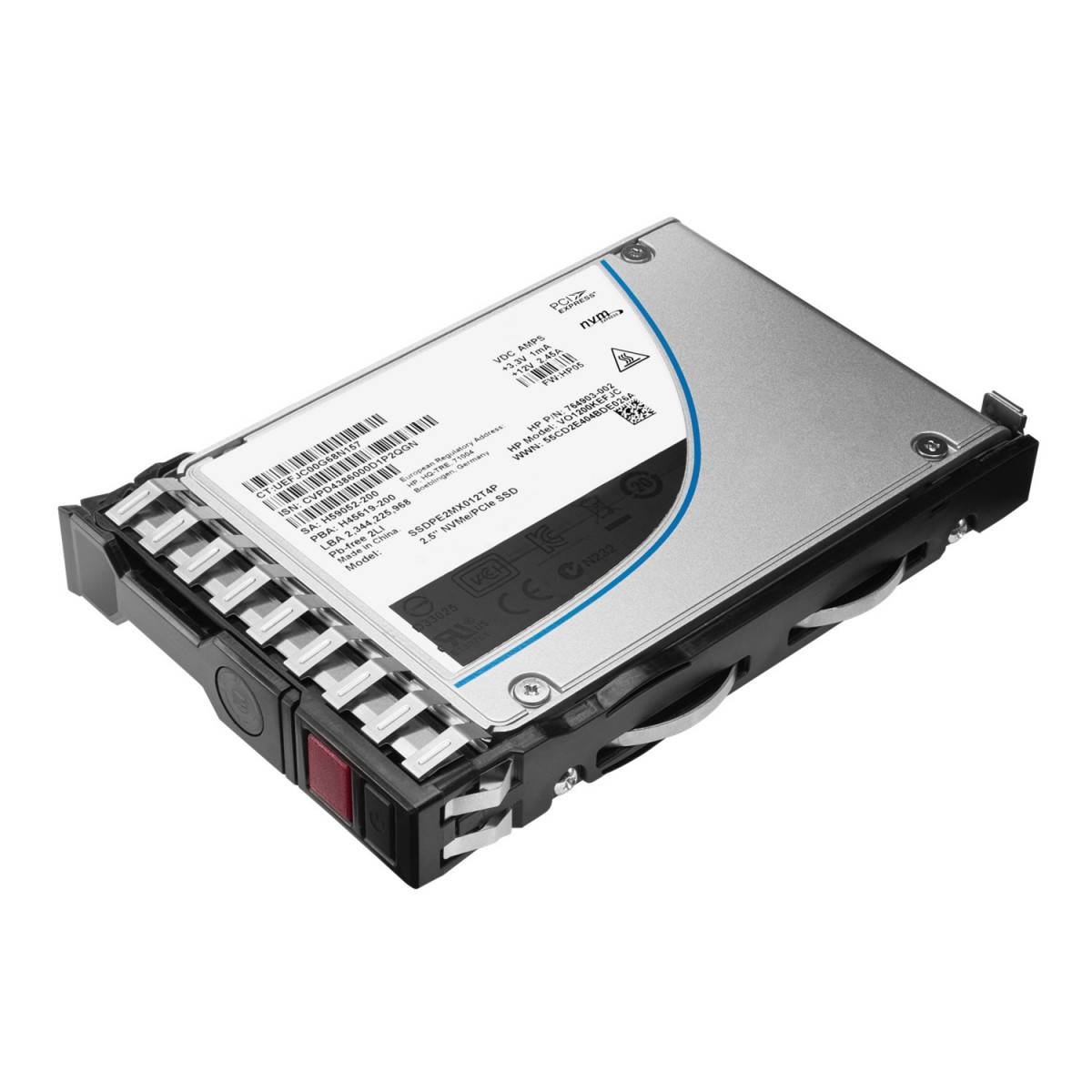 HPE 800GB NVMe x4 MU SFF SCN D