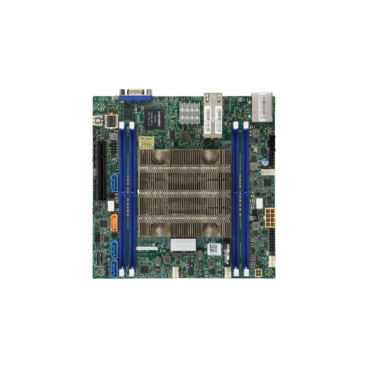 Supermicro MBD-X11SDV-8C-TLN2F - Intel - FCBGA2518 - Intel® Xeon® - D-2141I - DDR4-SDRAM - 512 GB