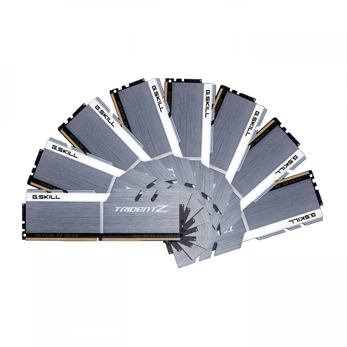 G.Skill 64GB DDR4-3600 - 64 GB - 8 x 8 GB - DDR4 - 3600 MHz - 288-pin DIMM - Silver - White