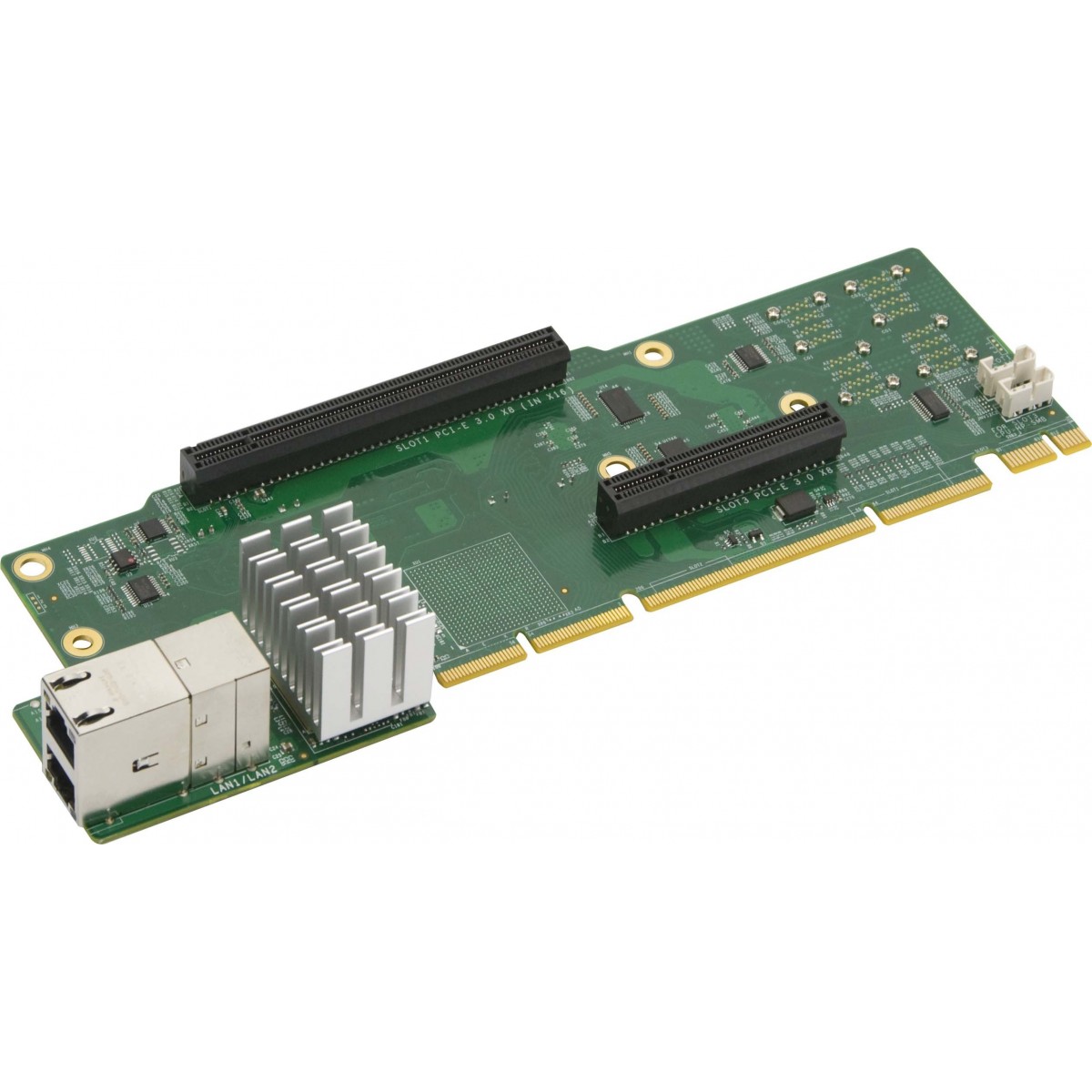 Supermicro AOC-2UR8N4-I2XT - Internal - Wired - PCI Express - Ethernet - 10000 Mbit/s - Green