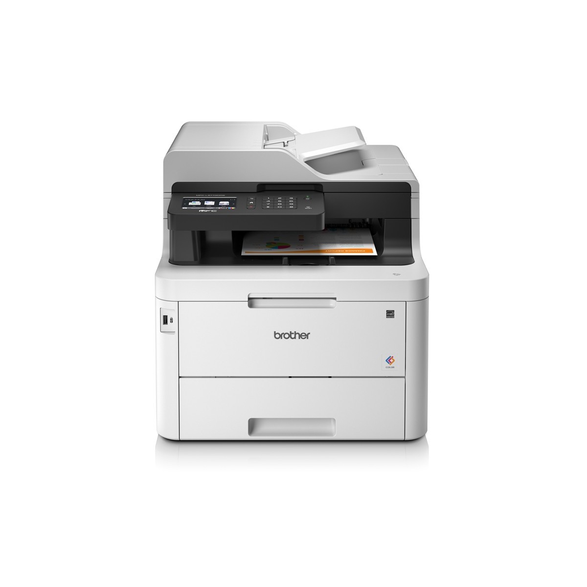 Brother MFC-L3770CDW - LED - Colour printing - 2400 x 600 DPI - A4 - Direct printing - Black - White