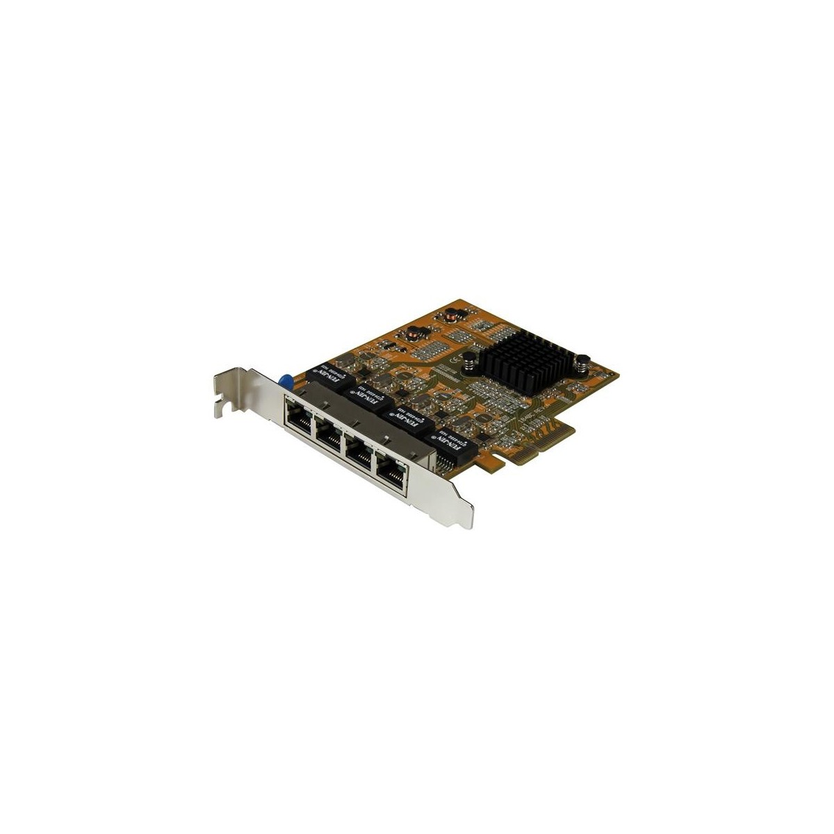 StarTech.com 4-Port PCIe Gigabit Network Adapter Card - Internal - Wired - PCI Express - Ethernet - 2000 Mbit/s