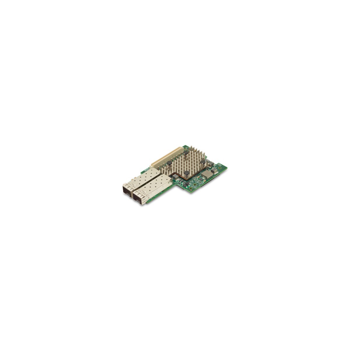 BROADCOM M225P - Internal - Wired - PCI Express - Fiber - 25000 Mbit/s - Green - Gray