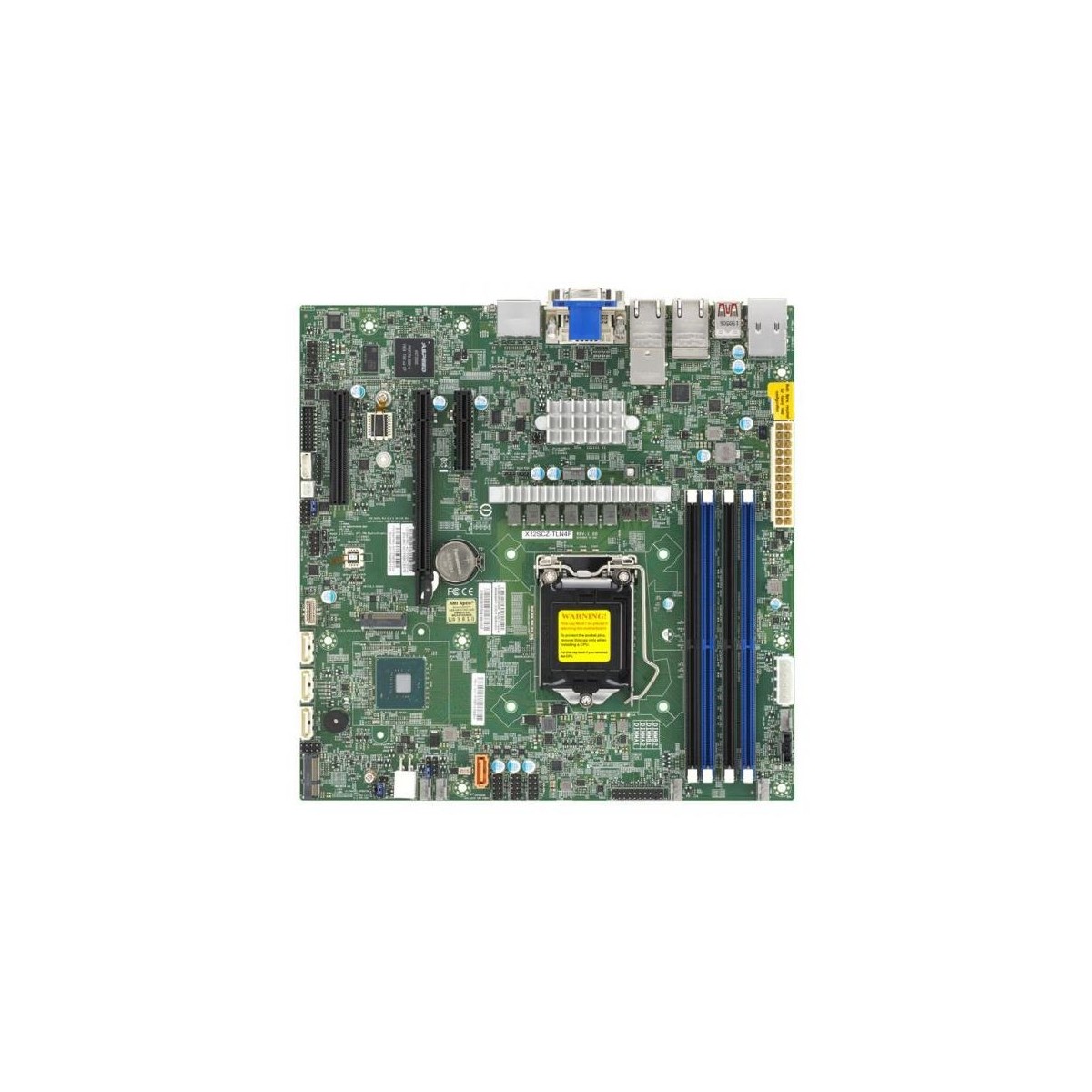 Supermicro Server MB LGA1200/mATX/2x10Gbs X12SCZ-TLN4F bulk - Motherboard - Intel Socket 1200 (Core i)