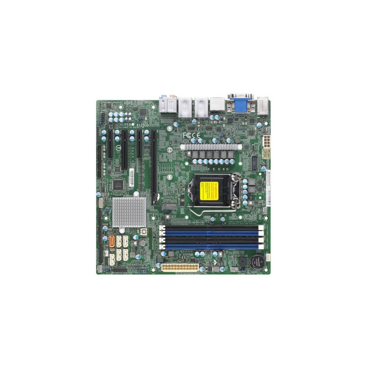 Supermicro X12SCQ - Motherboard - micro ATX