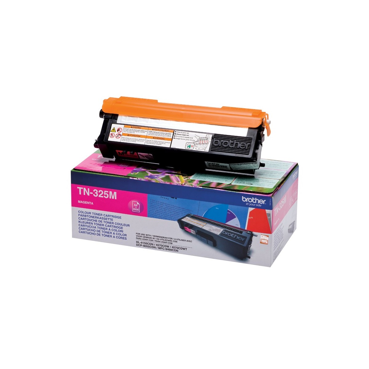 Brother TN-325M - 3500 pages - Magenta - 1 pc(s)