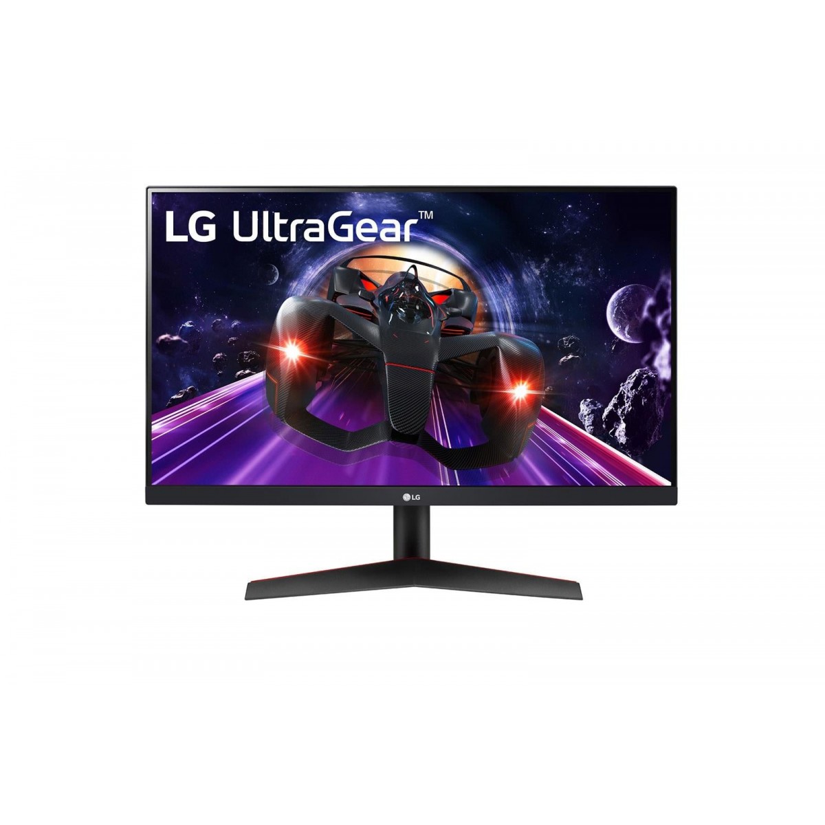 LG 24GN600-B - 60.5 cm (23.8) - 1920 x 1080 pixels - Full HD - LED - 1 ms - Black - Red