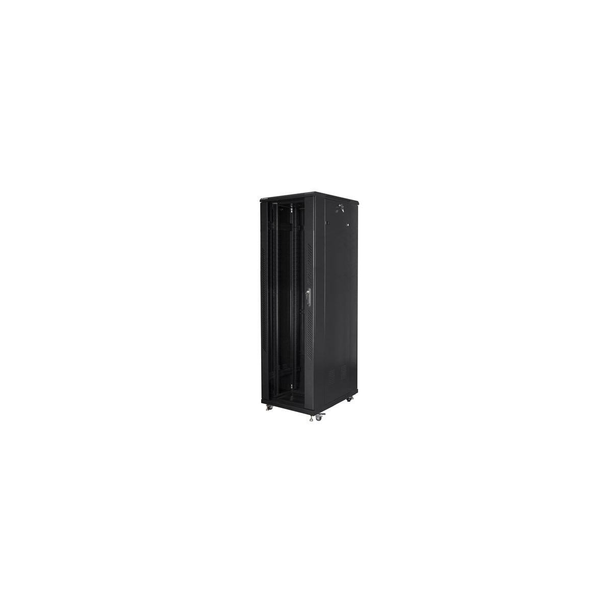 LANBERG rack cabinet 19inch free-standing 42U-600x1000 self-assembly flat pack black