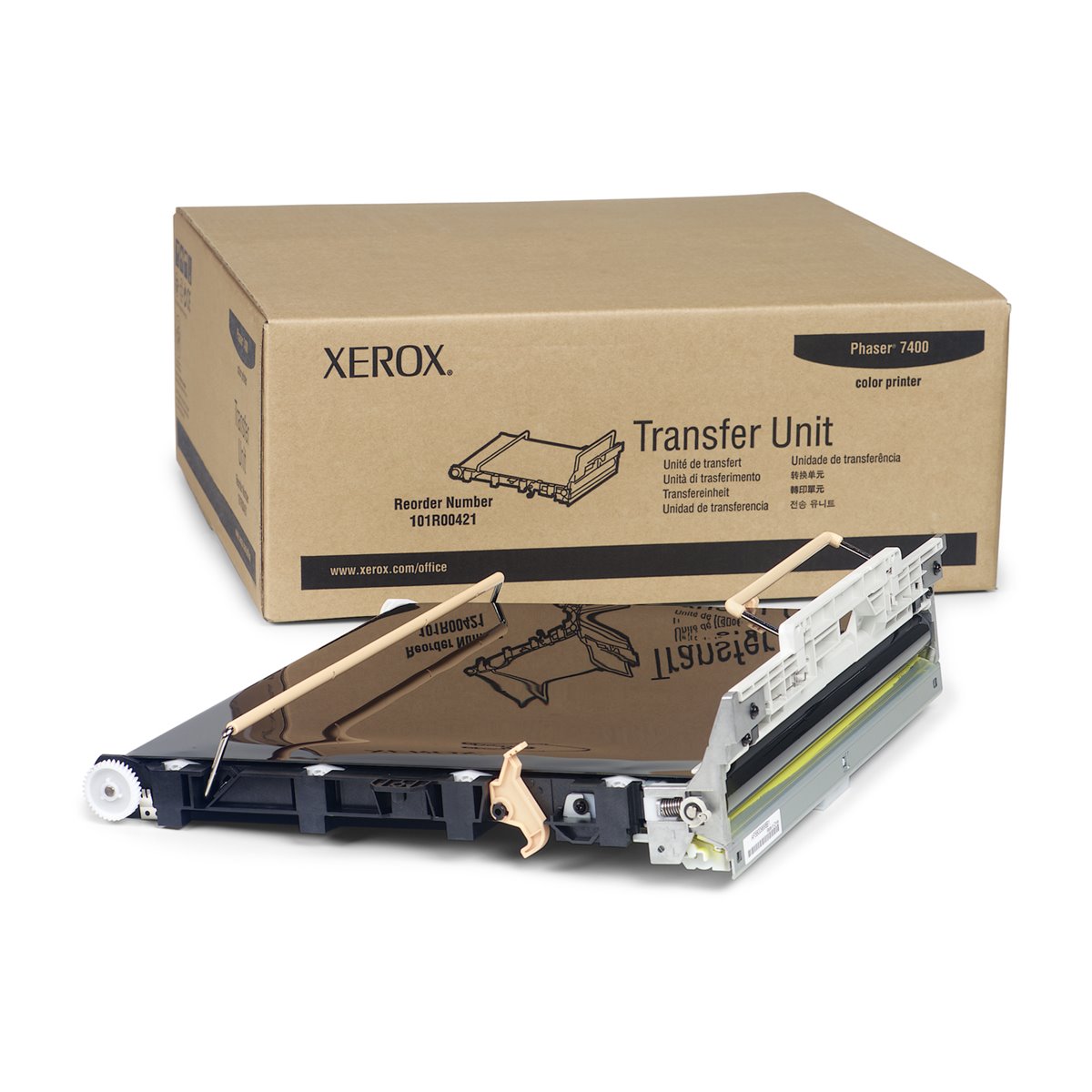 Xerox Transfer Belt (100,000 pages*) - 100000 pages - Black - White - Phaser 7400 - Japan - 480 x 460 x 200 mm - 1 pc(s)