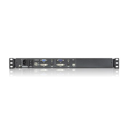 ATEN CL6700MW - 1920 x 1080 pixels - Rack mounting - 19.4 W - 1U - Black