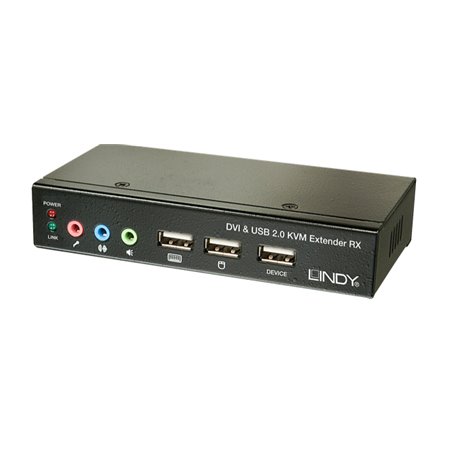 Lindy 39377 - 1600 x 1200 pixels - Ethernet LAN - Black