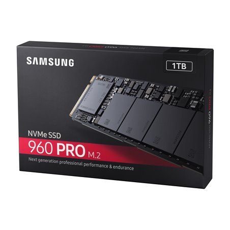 Samsung 960 PRO MZ-V6P1T0BW NVMe 1,000 GB - Solid State Disk - Internal