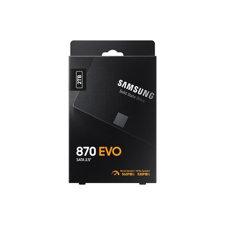 Samsung 870 EVO - 2000 GB - 2.5 - 560 MB/s - Black