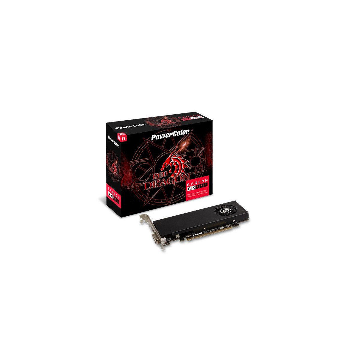PowerColor RX550 4GB GDDR5 HDMI DVI - 4,096 MB