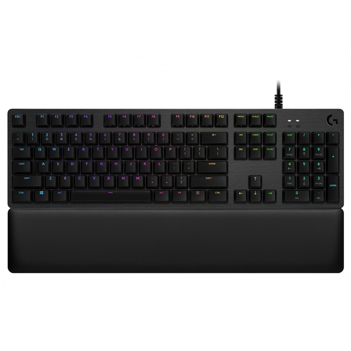 Logitech G513 - Standard - USB - Mechanical - QWERTZ - RGB LED - Carbon