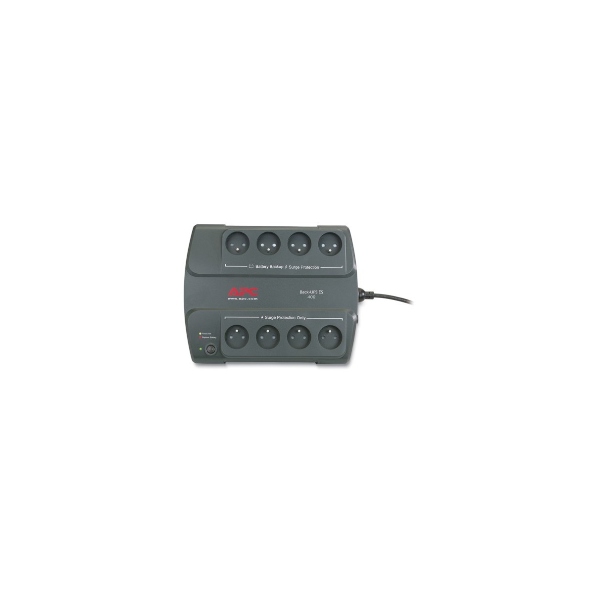 APC Back-UPS 400 - FR - Standby (Offline) - 400 VA - 240 W - 180 V - 266 V - 47/63 Hz