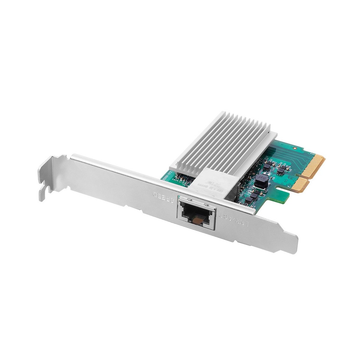 Edimax EN-9320TX-E - Internal - Wired - PCI Express - Ethernet - 10000 Mbit/s - Green - Grey