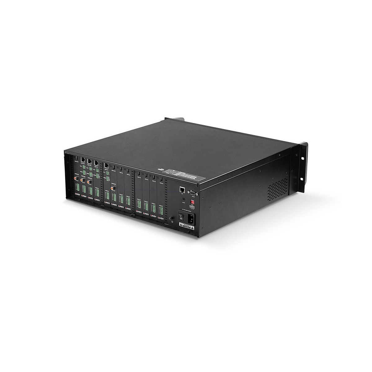 Lindy 38350 - AV matrix switcher - 3840 x 2160 pixels - 18 Gbit/s - Black - Metal - CE - FCC - REACH