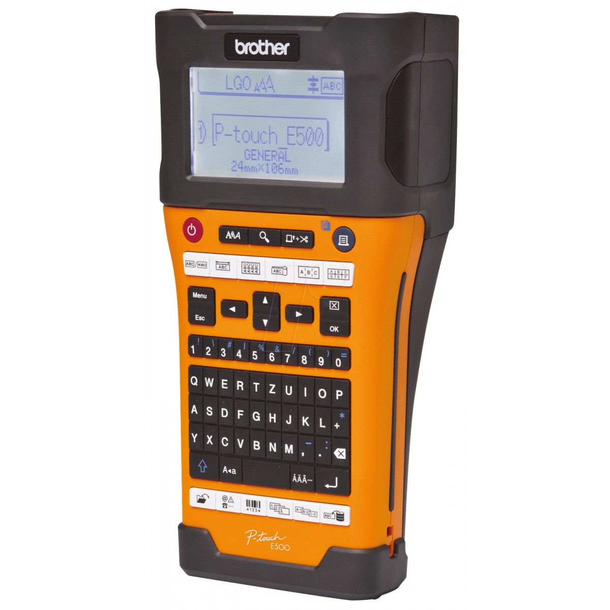 Brother PT-E500VP - QWERTY - TZe - Thermal transfer - 180 x 180 DPI - 30 mm/sec - Wired