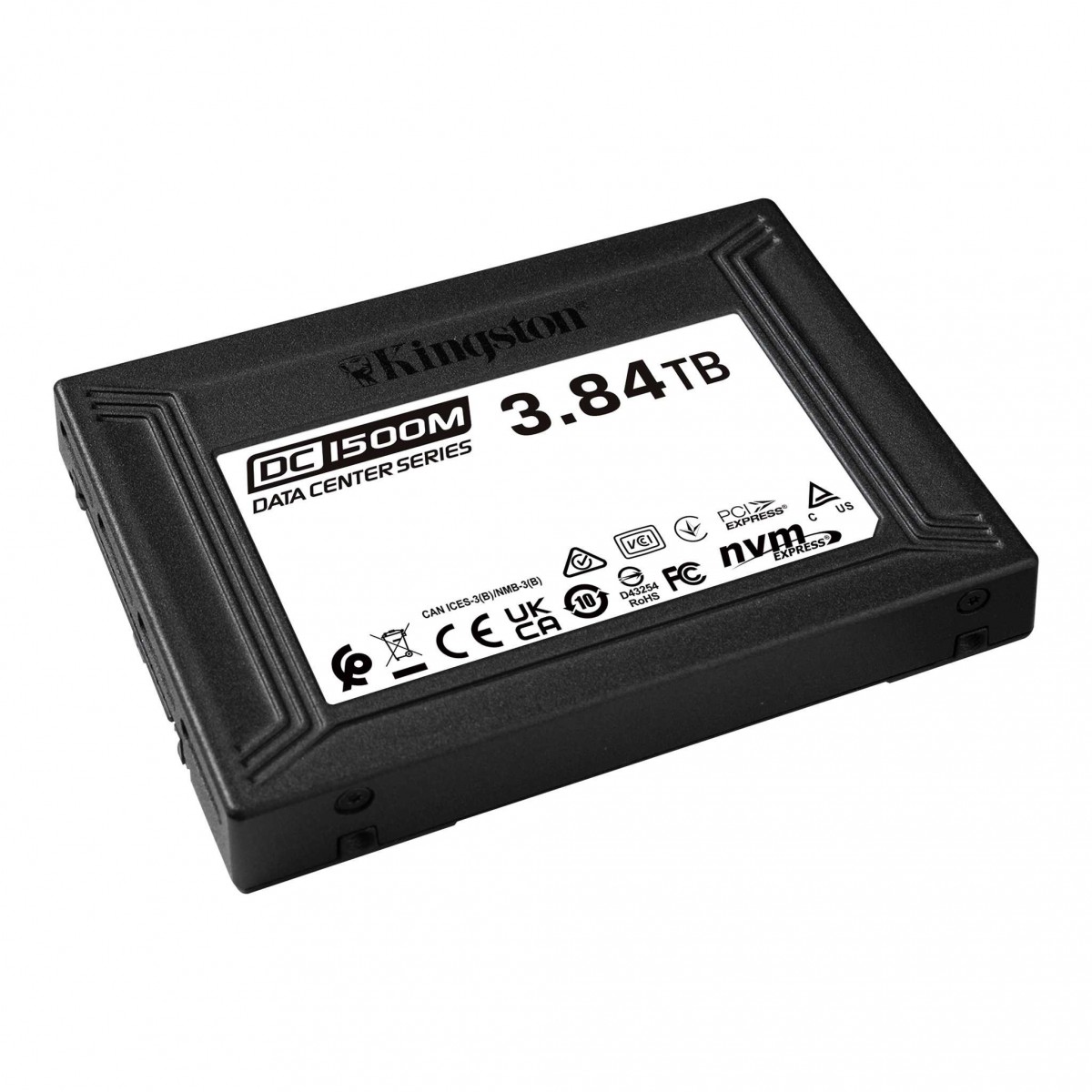 Kingston SSD 3840GB DC1500M U.2 NVMe - Solid State Disk - NVMe