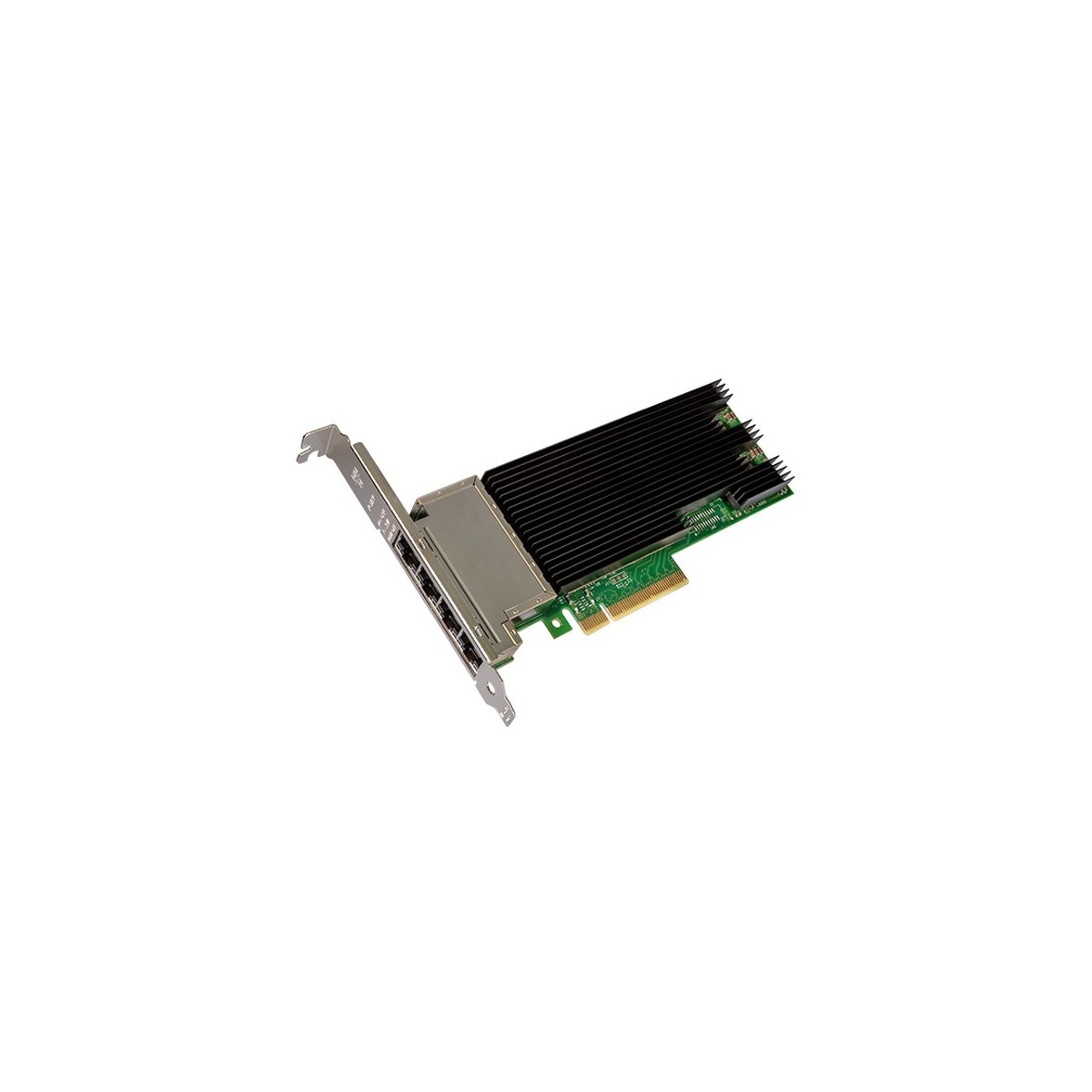 Intel X710T4 - Internal - Wired - PCI Express - Ethernet - 10000 Mbit-s - Black - Green
