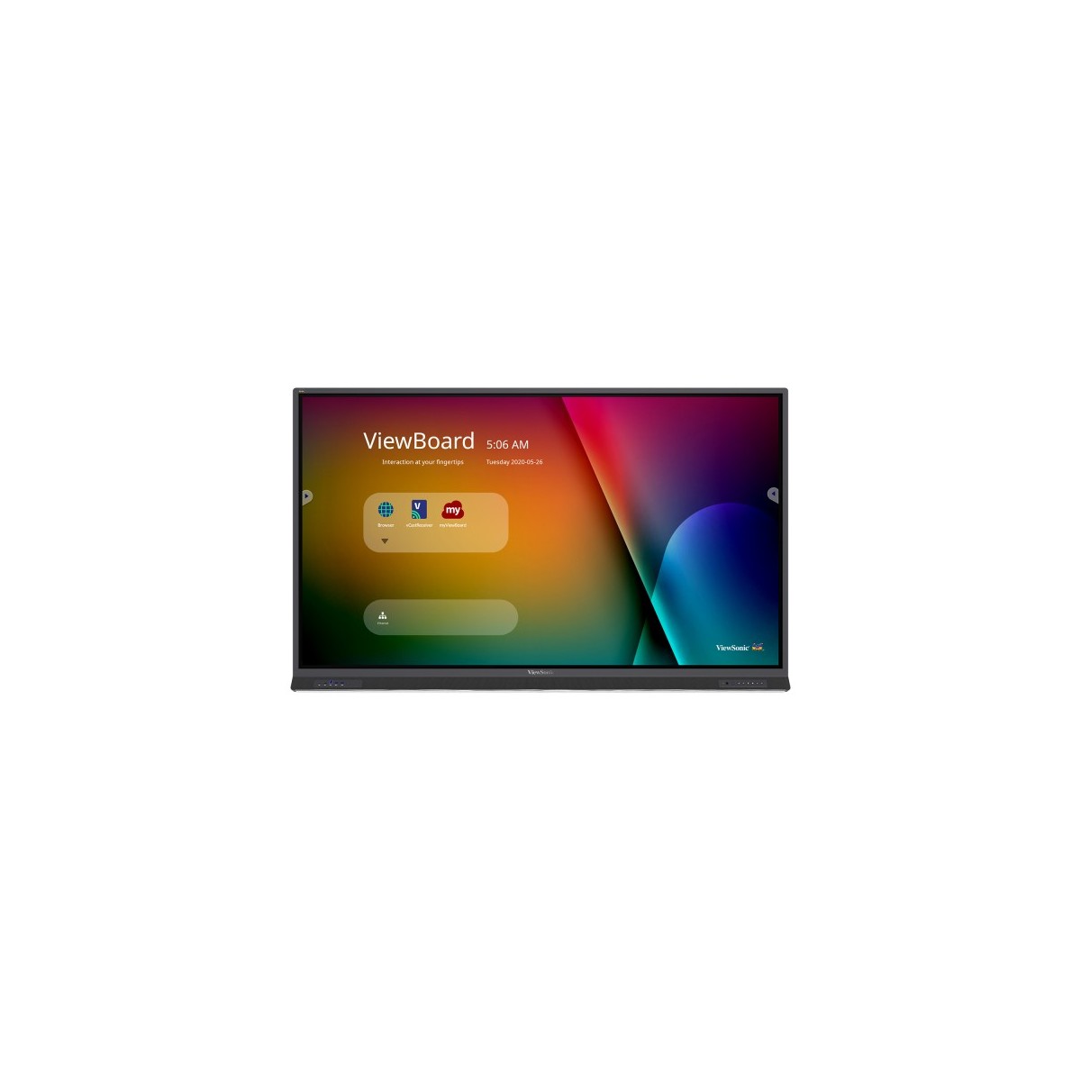 ViewSonic IFP 86 3840x2160 33 multi-point touch 7H - Flat Screen - 1,200:1
