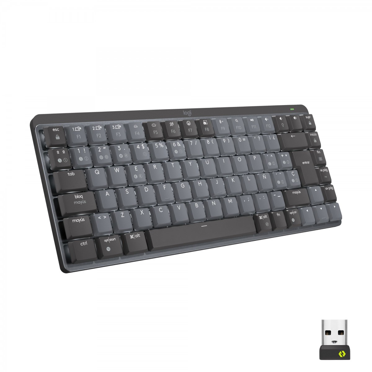 Logitech MX Mechanical Mini Minimalist Wireless Illuminated Keyboard - GRAPHITE - US INTL
