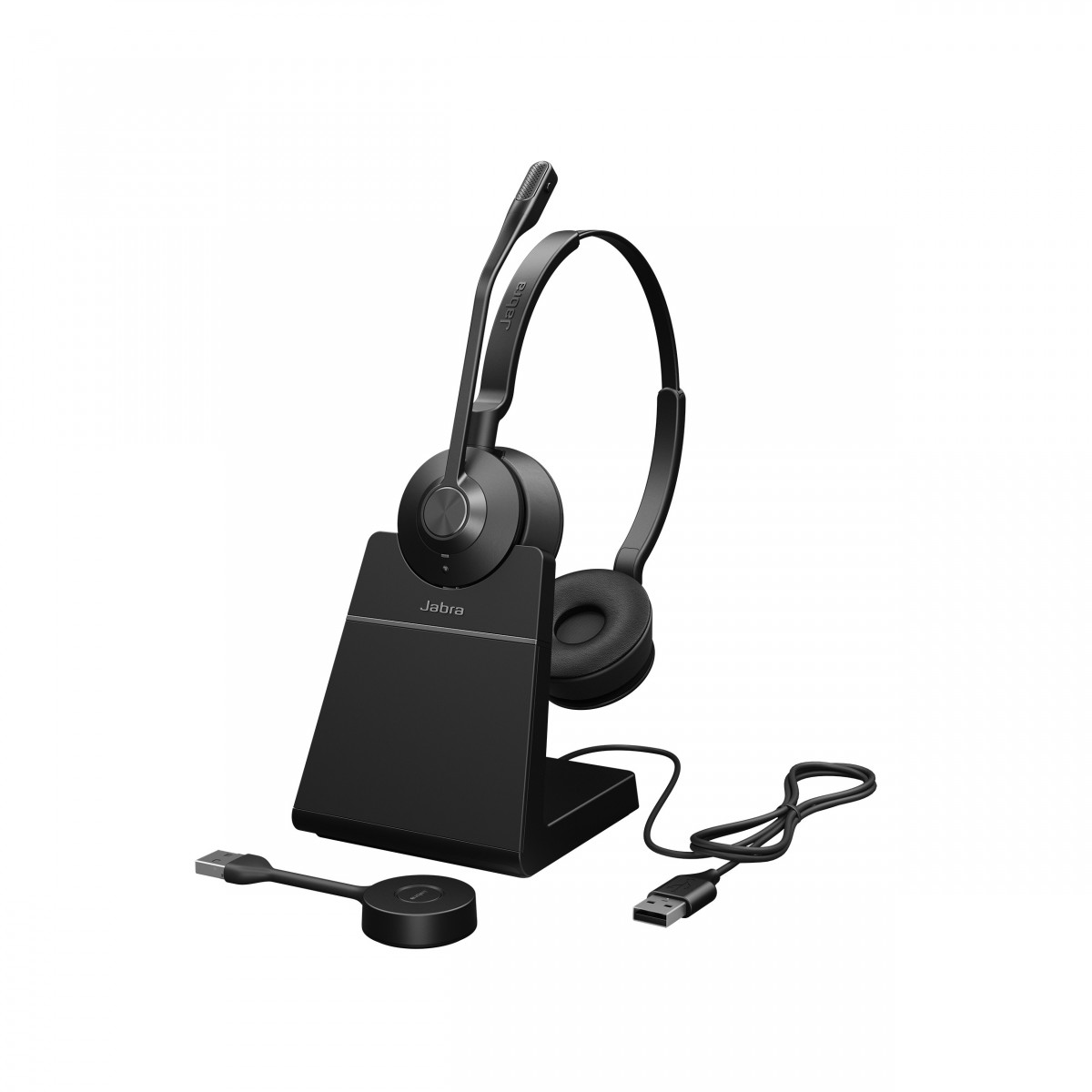 Jabra Engage 55 UC Stereo USB-A with Charging Stand EMEA-APAC