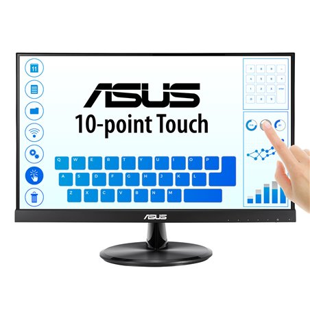 ASUS VT229H Monitor Asus VT229H 21.5 panel IPS 10 punktów dotyku HDMI-D-Sub głośniki,