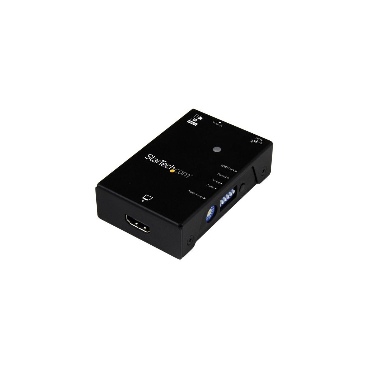 StarTech.com EDID Emulator for HDMI Displays - 1080p - 1920 x 1080 pixels - 720p,1080p - Black - Steel - 1920x1080 - 1680x1050 -