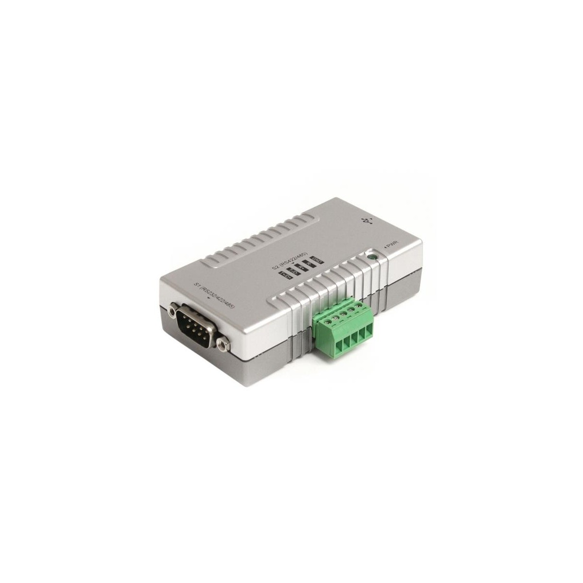 StarTech.com 2 Port USB to RS232 RS422 RS485 Serial Adapter with COM Retention - USB 2.0 A - DB-9 - Grey