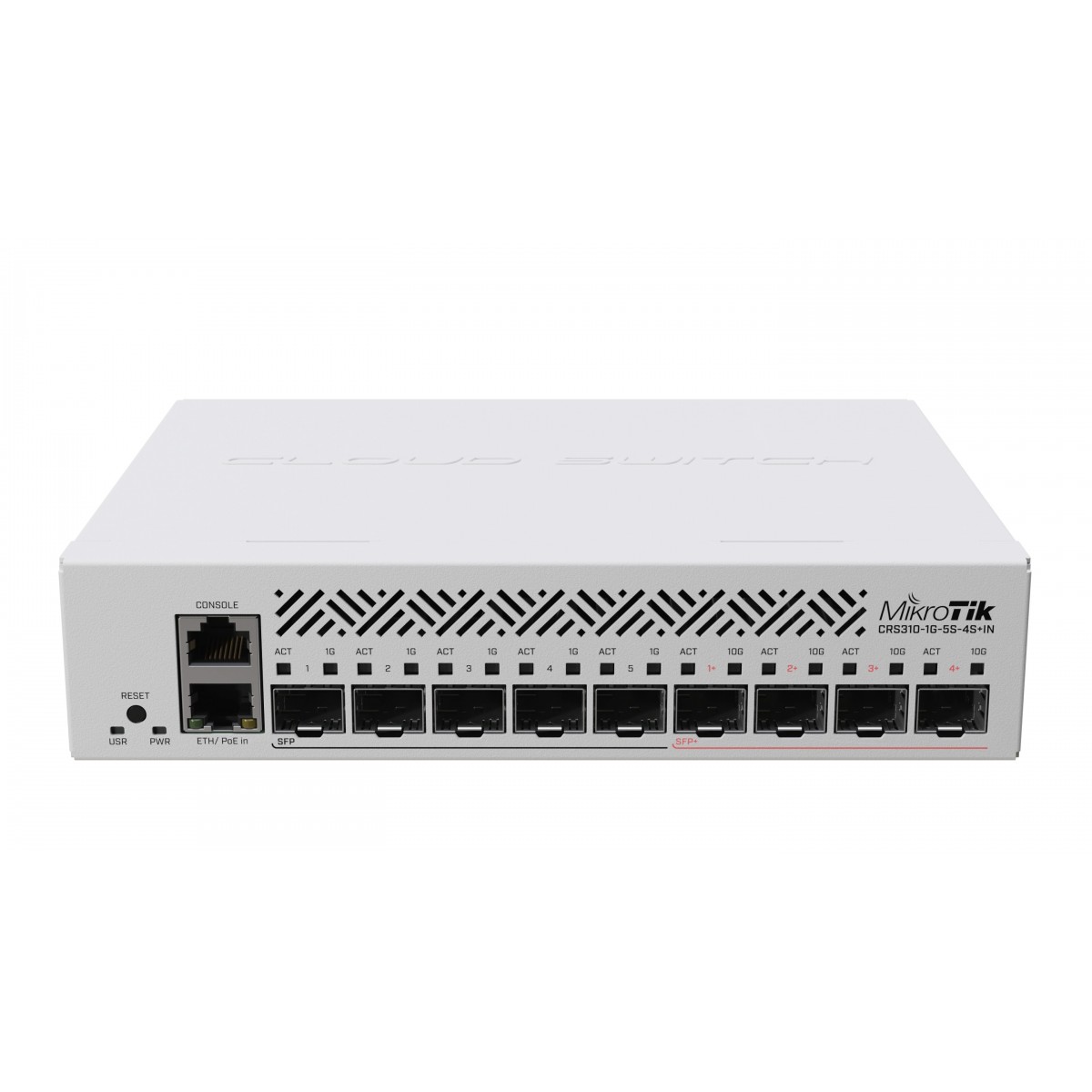 MikroTik Cloud Router Switch CRS310-1G-5S-4S+IN with 800