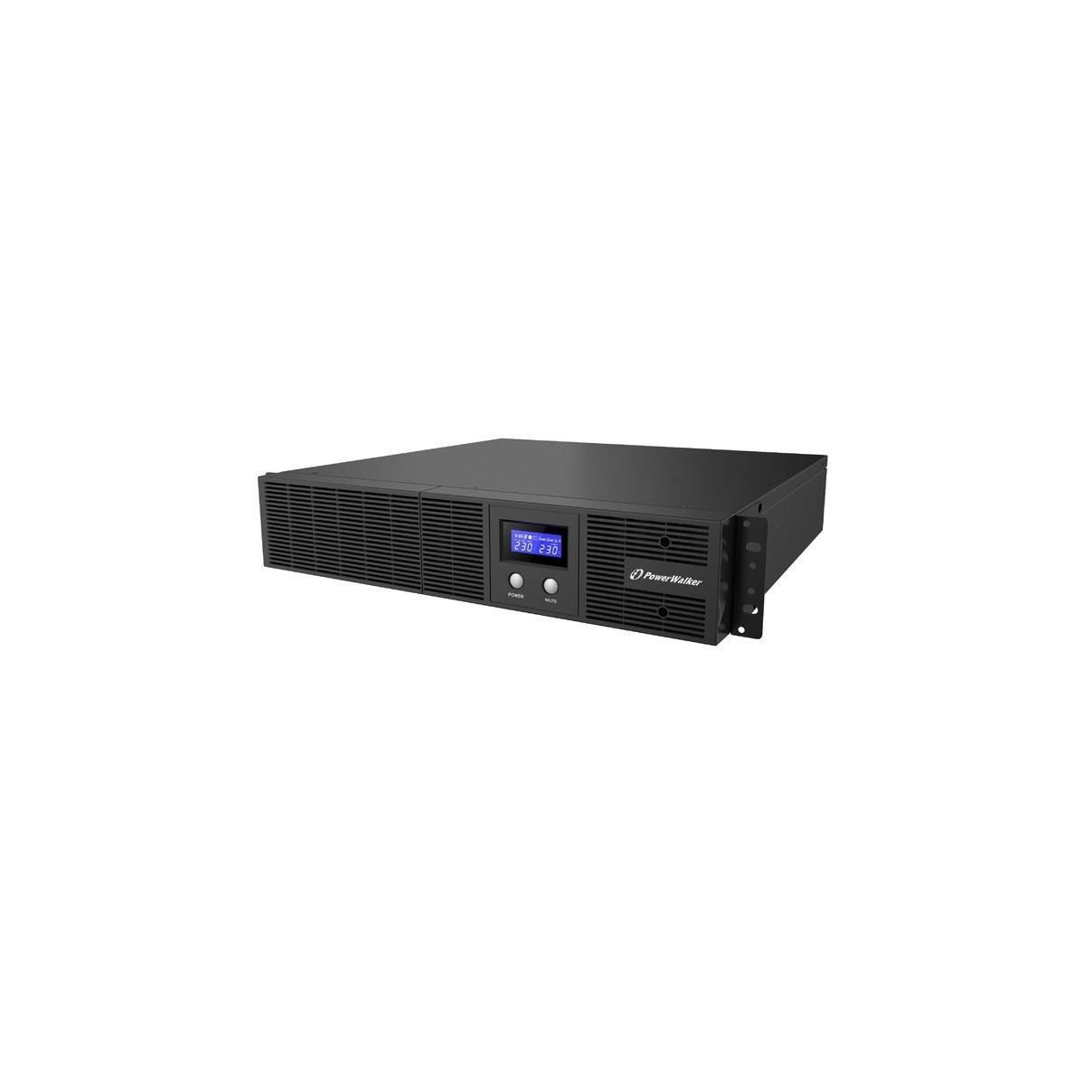 Zasilacz awaryjny UPS Power Walker Line-Interactive 3000VA Rack 19, 8x IEC Out, RJ11-45, USB, LCD, EPO