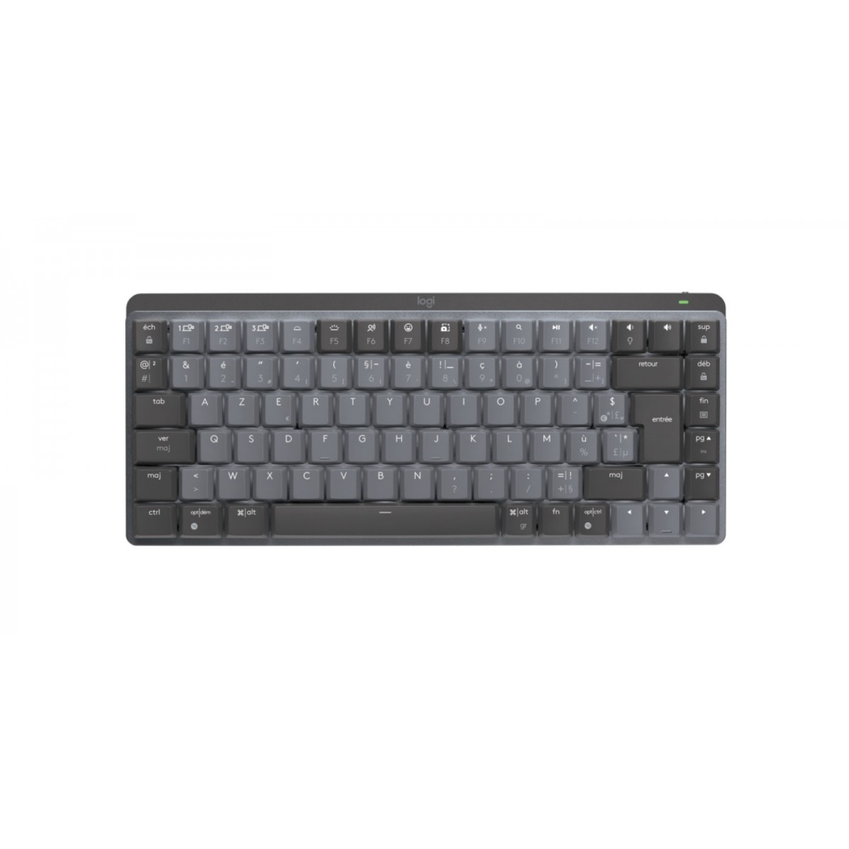 Logitech MX Mechanical Mini Minimalist Wireless Illuminated Keyboard - GRAPHITE - FRA