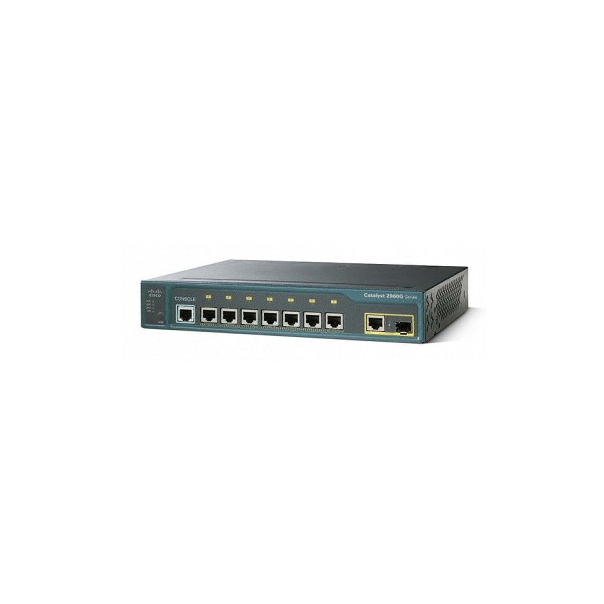 Cisco Catalyst 2960 7 10-100-1000+ 1 T-SFP LAN - Switch - 1 Gbps