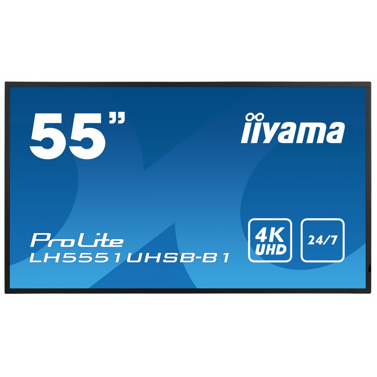 Iiyama DS LH5551UHSB 138.68cm 24-7 55-3840x2160-2xHDMI-2xDP