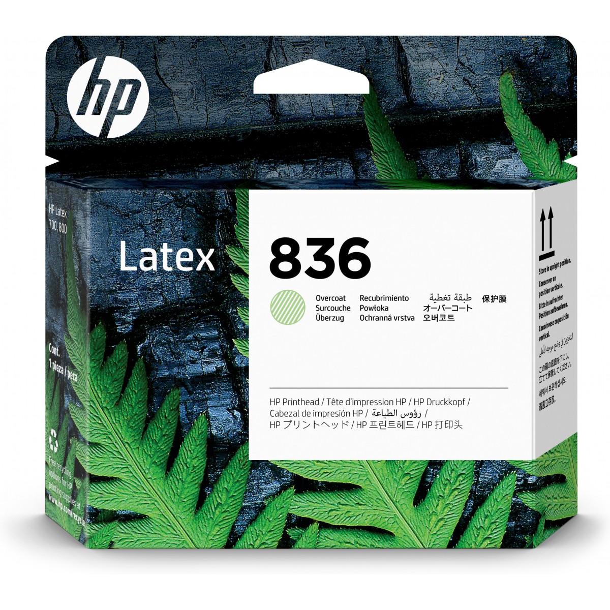 HP 836 - HP Latex 700 - 700 W - 800 - 800 W Printers - Thermal inkjet - 4UV98A - 146.8 mm - 131.4 mm - 27.7 mm
