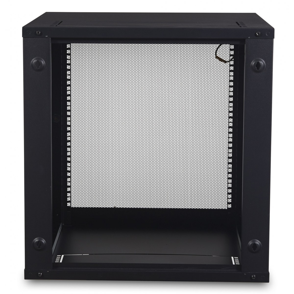 APC AR112 - Wall mounted rack - 12U - 90.7 kg - 18.3 kg - Black