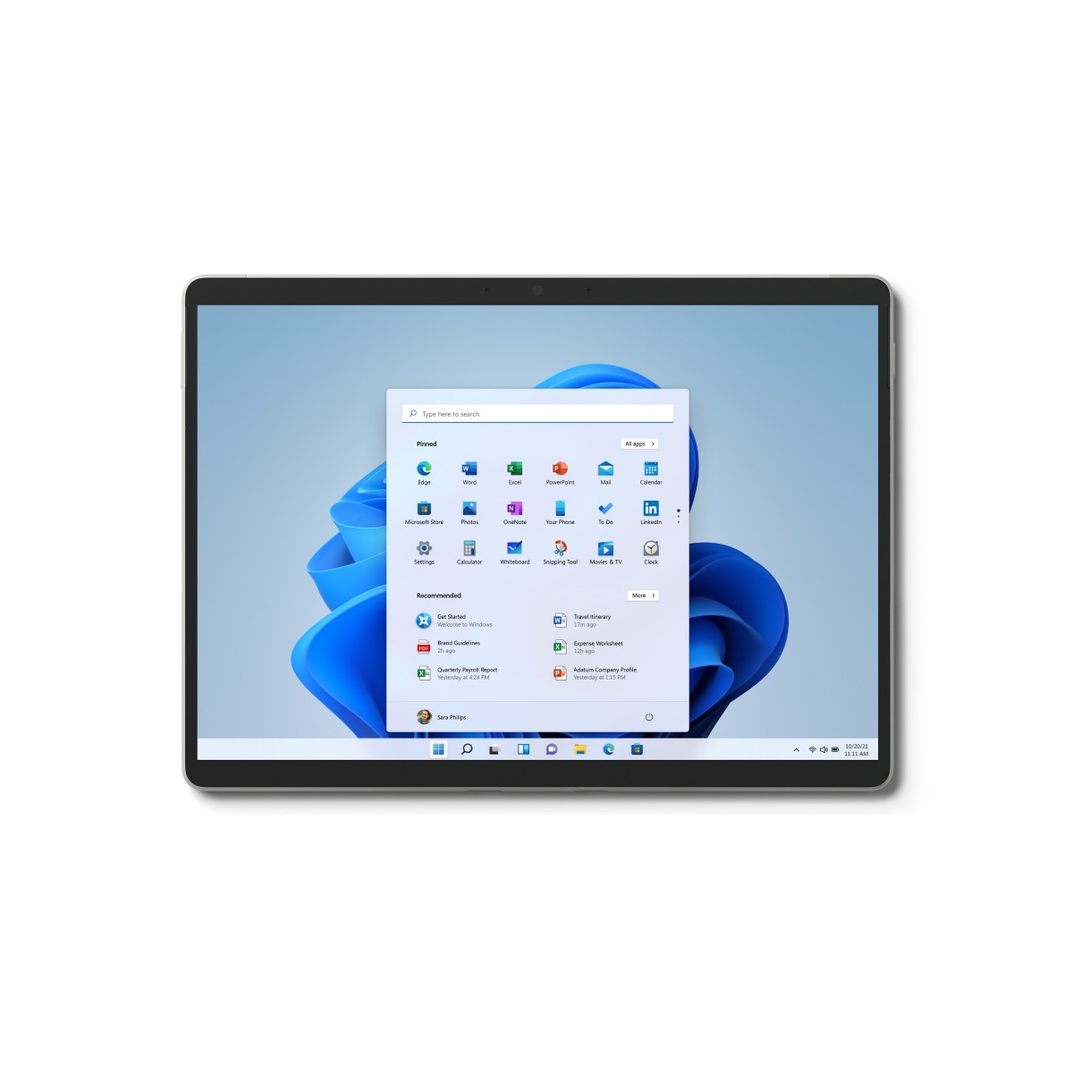 Microsoft Surface Pro 8 Platin i7-1TB 16GB-Win 10 EDU-CHRTY - Tablet