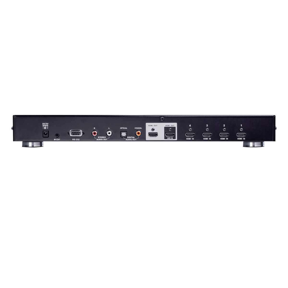 ATEN VS482B - HDMI - Black - Metal - 60 Hz - 5 m - 3840 x 2160,4096 x 2160
