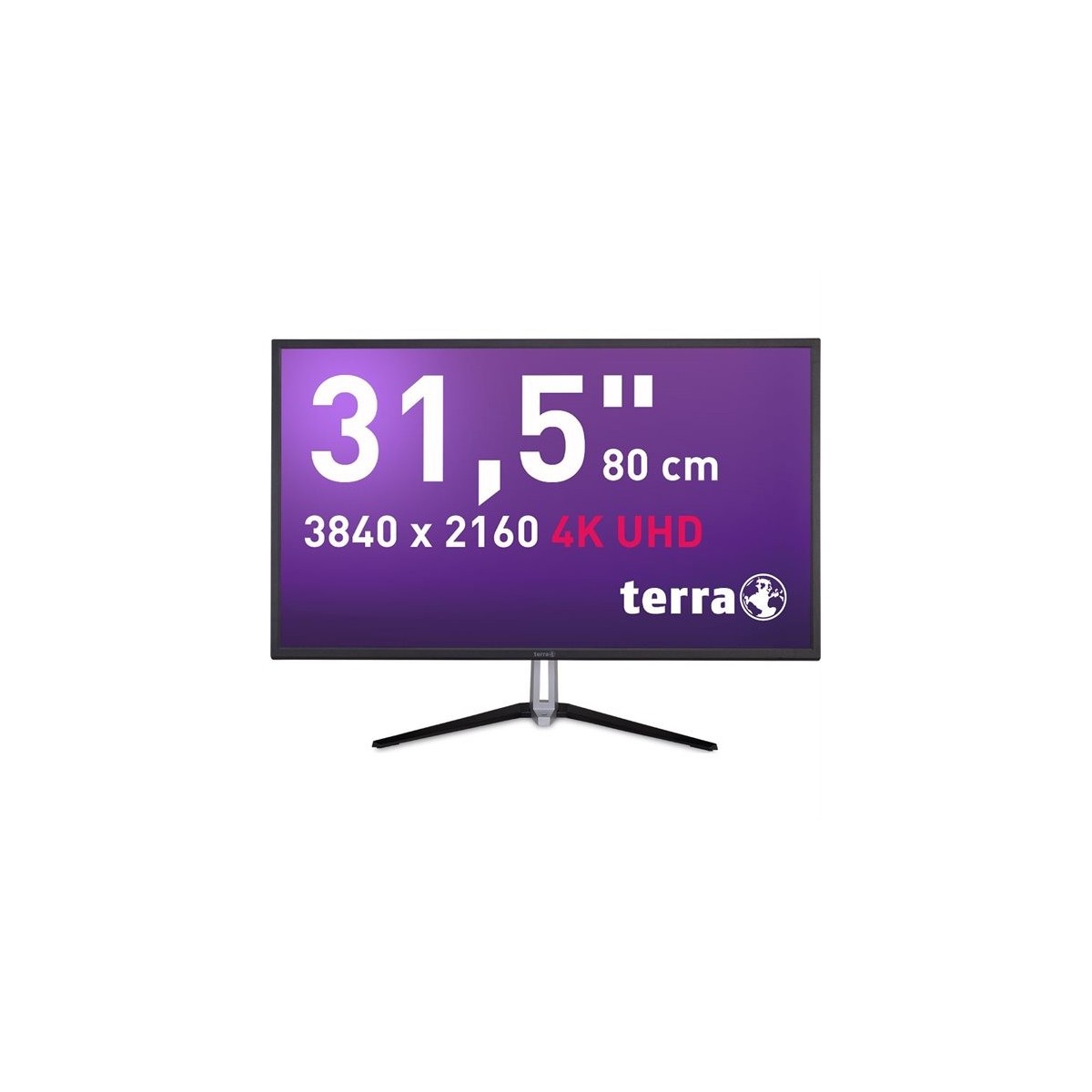 TERRA 3290W - 80 cm (31.5) - 3840 x 3160 pixels - 4K Ultra HD - LED - 5 ms - Black