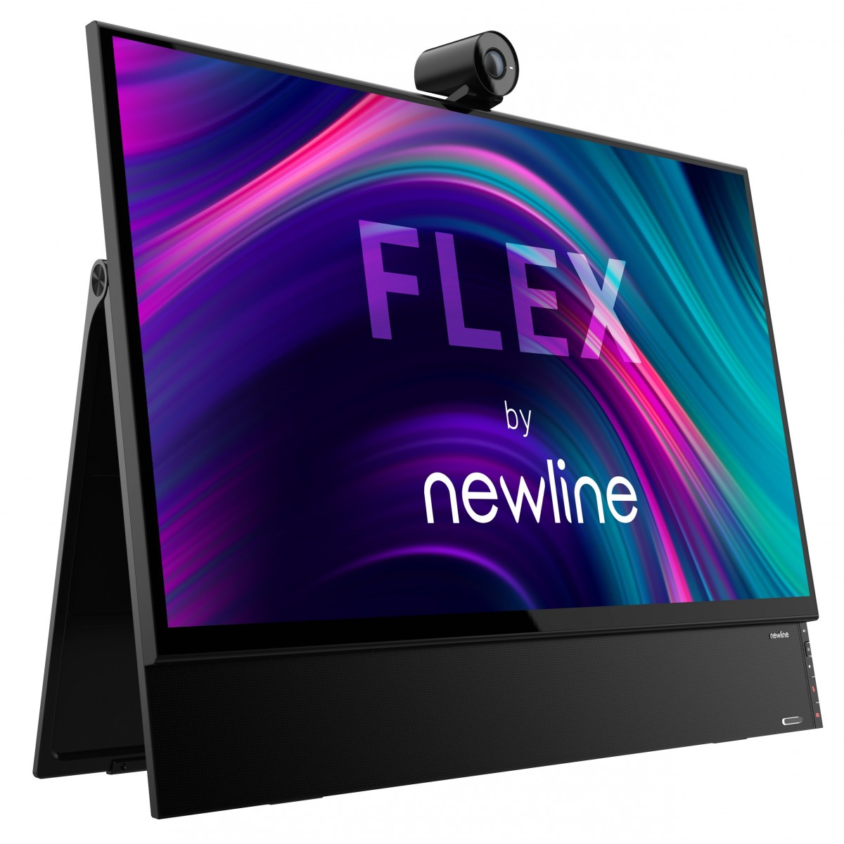 NewLine Flex - 68.6 cm (27") - 4K Ultra HD - Touchscreen - Black