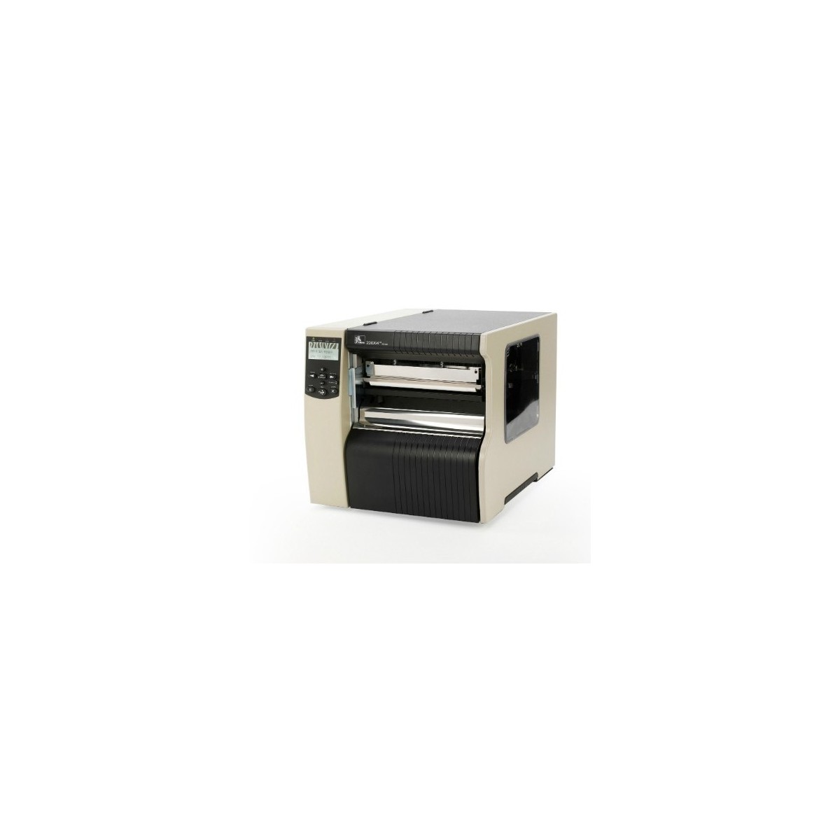 TT Printer 220Xi4 300dpi, Euro- UK cord, Swiss 721 font, Serial, Parallel, USB, Int 10-100, Bifold Media Door