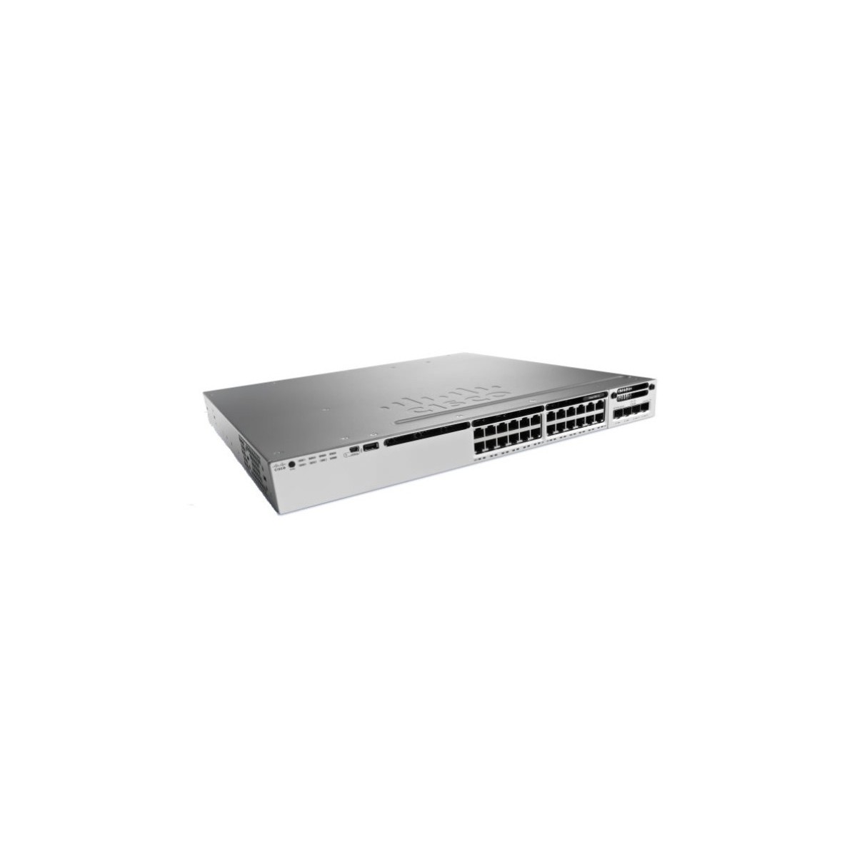 Cisco 3850-24S-S - Managed - L3 - Gigabit Ethernet (10-100-1000) - Rack mounting - 1U