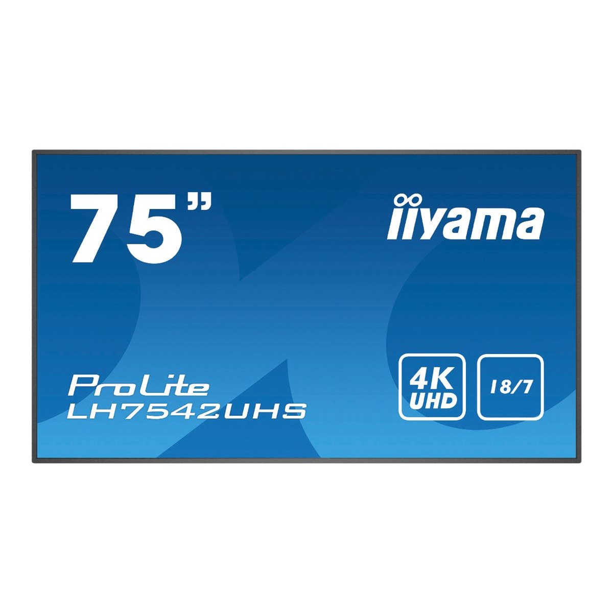 Iiyama PROLITE LH7542UHS-B3 - 189.2 cm (74.5) - IPS - 3840 x 2160 pixels - 500 cd/m² - 4K Ultra HD - 16:9