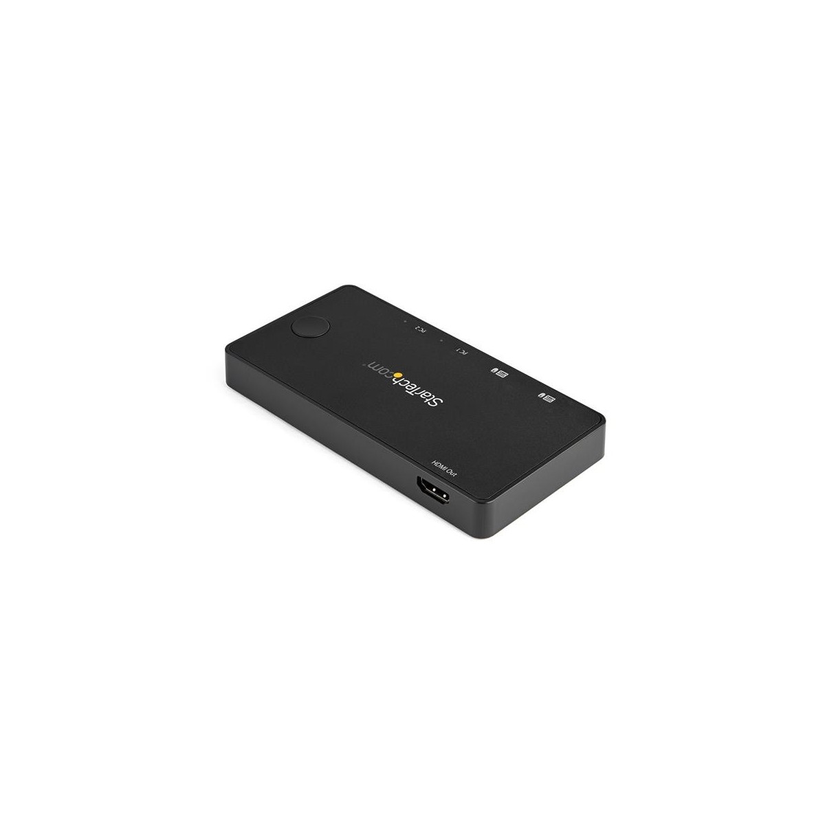StarTech.com 2 Port USB C KVM Switch - 4K 60Hz HDMI - Compact Dual Port UHD USB Type C Desktop Mini KVM Switch with USB C Cables