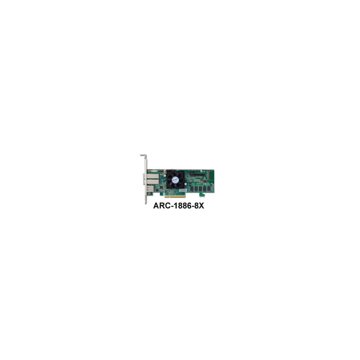 Areca Raid Controller ARC-1886-8X 8-Port Tri Mode PCIe 4.0 x8 2x SFF 8644 extern