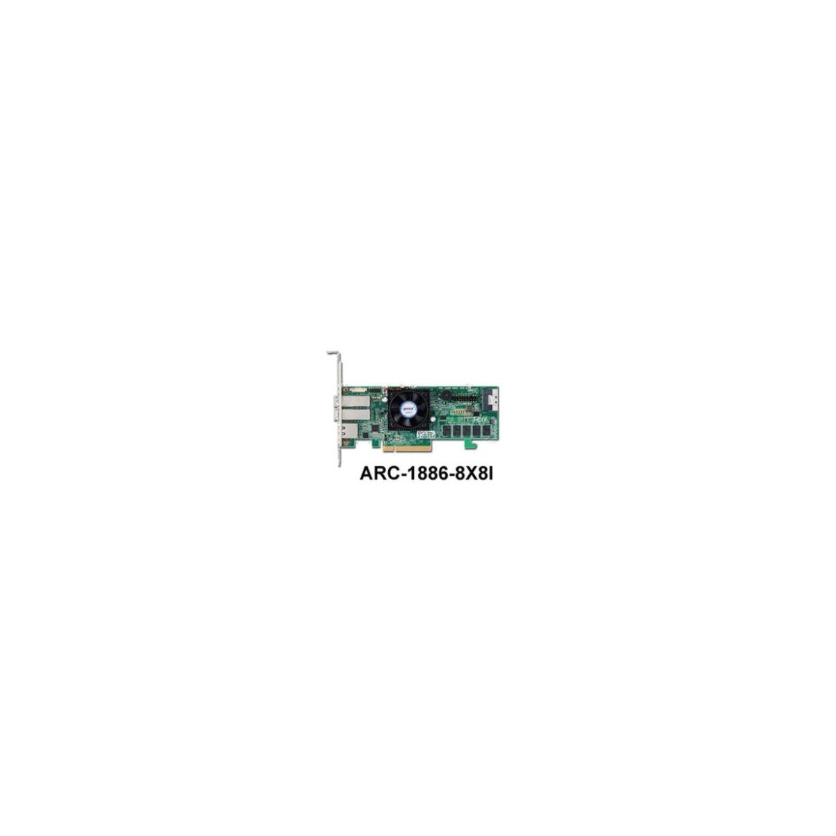 Areca Raid Controller ARC-1886-8X8I 16-Port Tri Mode PCIe 4.0 x8 1x SFF 8654 intern 2x