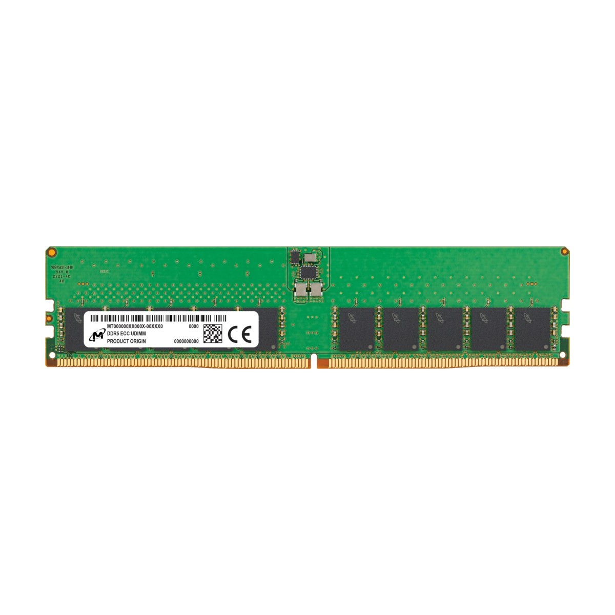 Micron DDR5 ECC UDIMM 32GB 2RX8 4800 - 32 GB - ECC