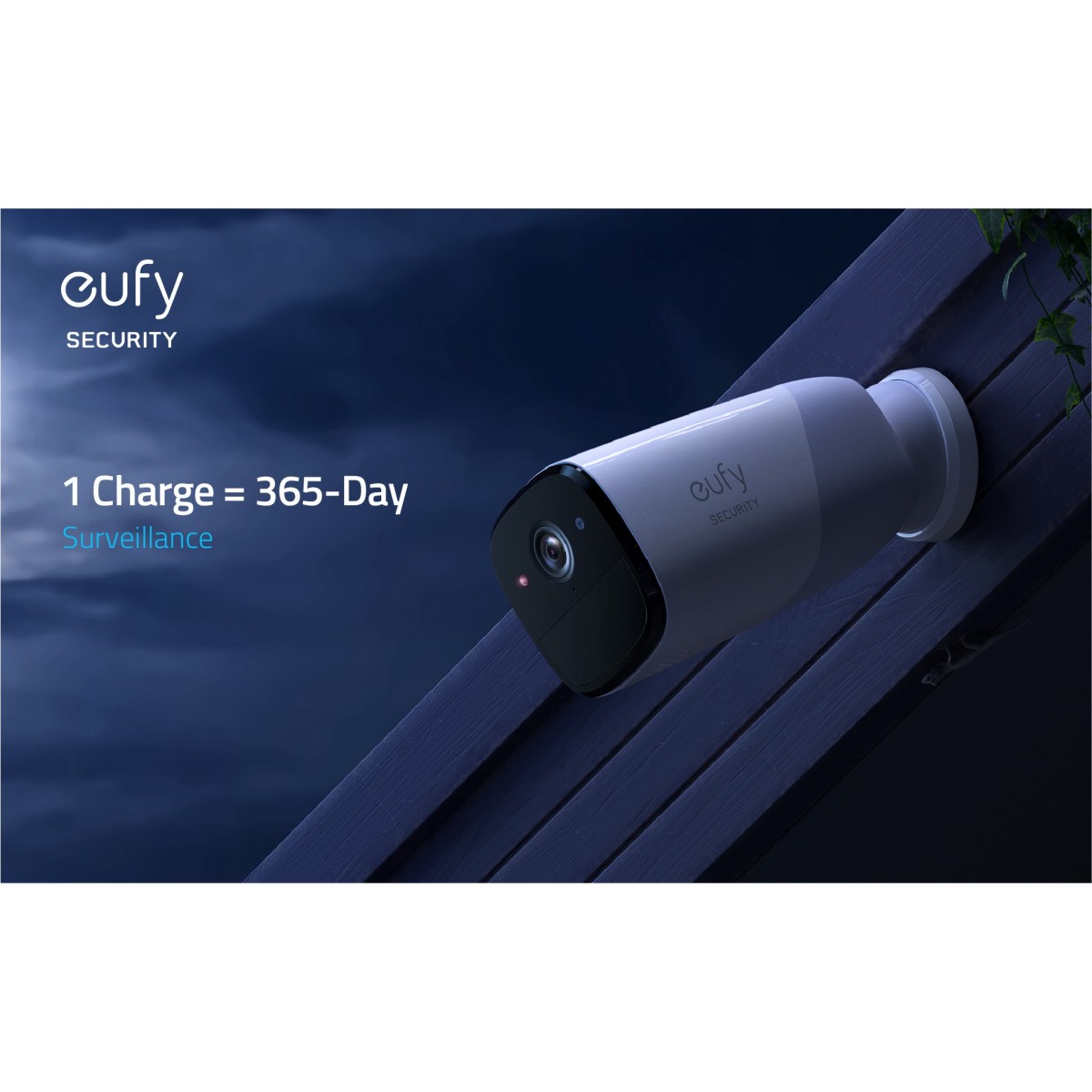Anker Innovations Eufy eufyCam 2 3-Cam Kit - Indoor  outdoor - Wireless - Bullet - Ceiling/wall - White - IP67
